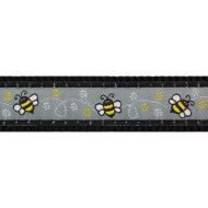 Obojok RD 15 mm x 24-37 cm - Bumble Bee Black