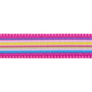 Vodítko RD 25 mm x 1,8 m - Horizontal Stripes Hot Pink