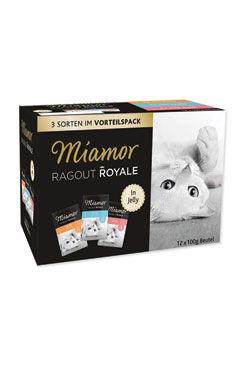 Miamor Cat Ragout kapsa Multi, morka + losos + te 3x4x100g