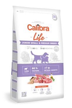 Calibra Dog Life Junior Small & Medium Breed Lamb 2,5kg