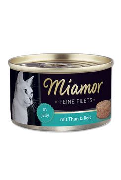 Miamor Cat Filet konzerva tuniak + ryža v želé 100g