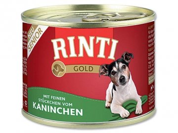 Rinti Gold Senior konzerva pre psov králik 12x185g