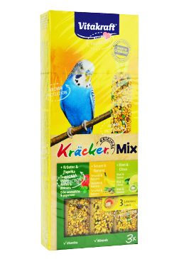 Vitakraft Bird Kräcker Andulka fig / sesam / kiwi tyč 3ks