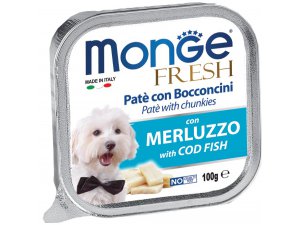 MONGE FRESH Dog treska 100g / 32ks