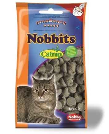 Nobby StarSnack Nobbits Catnip maškrty pre mačku 75g