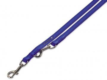 Nobby Crystal vodidlo zdobené Swarovski L-XL 200cm / 16mm tmavo modrá