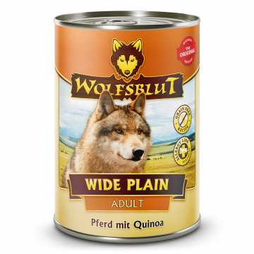 Wolfsblut konz. Wide Plain Quinoa Adult 395g - kôň a quinoa