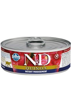 N & D CAT quinoa Adult Weight Mnmgmt Lamb & Brocolli 80g