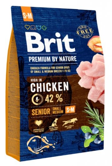 Brit Premium by Nature Senior S + M 3kg