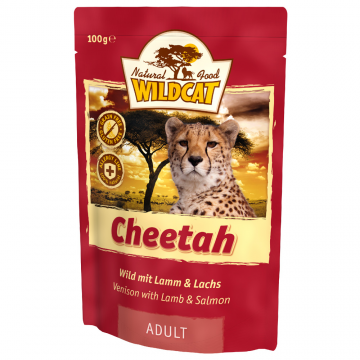 Kapsička Cheetah 100g - diviak a losos