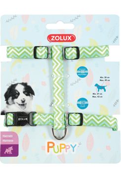 Postroj pes šteňa PIXIE nastaviteľný zelený 8mm Zolux