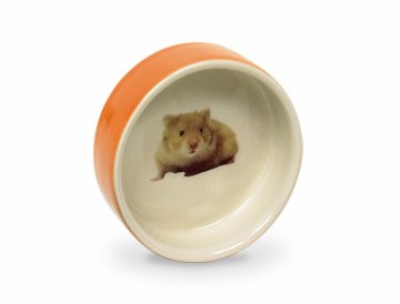 Nobby Hamster keramická miska hlodavec 7,5 x 2,5 cm oranžová