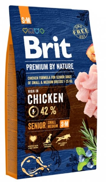 Brit Premium by Nature Senior S + M 8kg
