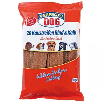 Perfecto Dog Mäsové plátky hovädzie + teľacie (10ks / 200g)