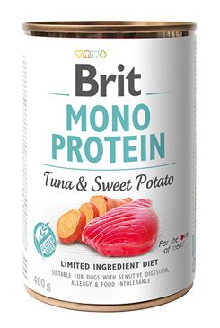Brit Dog konz Mono Proteín Tuna & Sweet Potato 400g