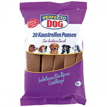 Perfecto Dog Mäsové plátky s hovädzím bachorom (10ks / 200g)