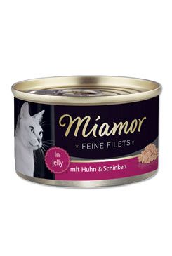 Miamor Cat Filet konzerva kura + šunka v želé 100g