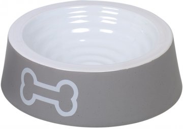 Nobby keramická miska BIG BONE šedo-biela 20,0 x 6.0 cm / 0,45 l