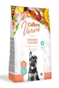 Calibra Dog Verve GF Junior M & L Chicken…