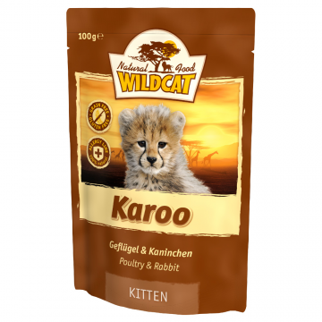 Kapsička Karoo Kitten 100g - králik a kura