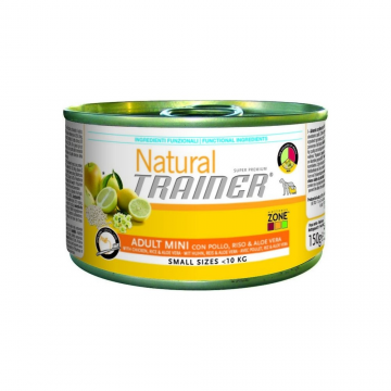 Konz.TRAINER Natural Small & Toy Adult Kura a ryža 150g