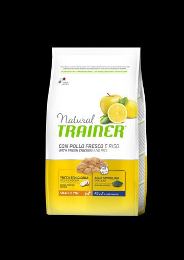 TRAINER Natural Small & Toy Adult kura a ryža 2kg