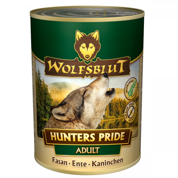Wolfsblut konz. Hunters Pride Adult 395g - bažant, koza, králik