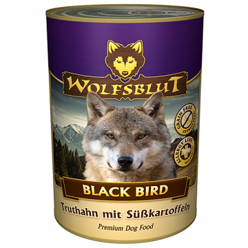 Wolfsblut konz. Black Bird Adult 395g - morčacie s batátmi