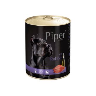 PIPER s králikom, konzervy pre psov 400 g