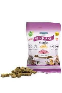 Serrano Snack for Cat-Sardina-AntiHairball 50g