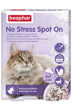 Beaphar No Stress Spot On pre mačky 3 pipety á 0,4 ml