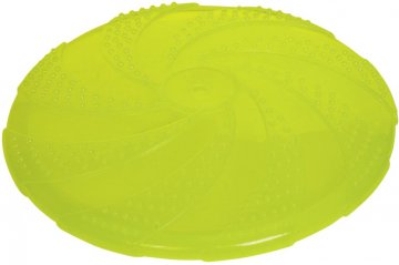 Nobby gumová hračka pre psa frisbee žlté 22 cm