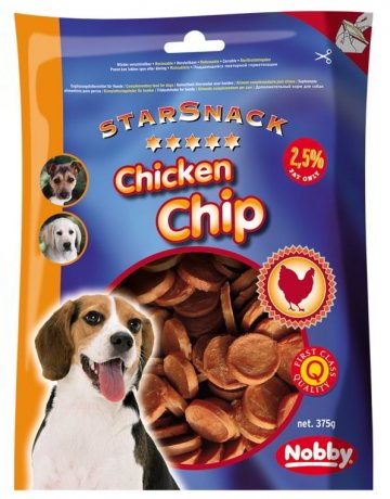 Nobby StarSnack Chicken Chip kuracie dukátiky 375g