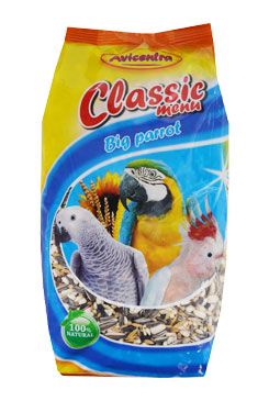 Avicentra Classic menu veľký papagáj 1kg