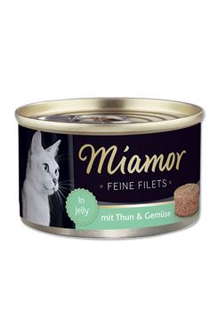 Miamor Cat Filet konzerva tuniak + zelenina v želé 100g