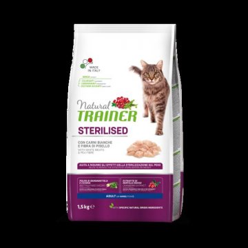 TRAINER Natural Cat Serilised hydinové mäso 1,5kg