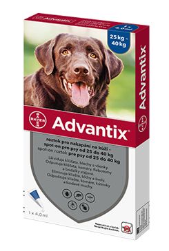 Advantix Spot On 1x4ml pre psov nad 25-40kg (1…