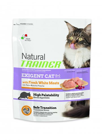 TRAINER Natural Cat Exigent drrůbeží mäso 300g