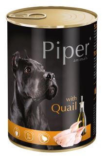PIPER S prepelice, konzervy pre psov 400 g