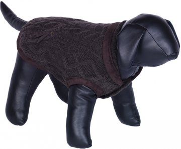 Nobby JILL pletený sveter pre psov hnedá 20cm