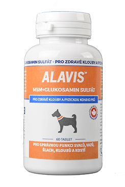 Alavis MSM + Glukózamín sulfát pre psy 60tbl