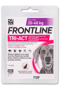 FRONTLINE TRI-ACT spot-on pre psov L (20-40 kg) -1x4ml