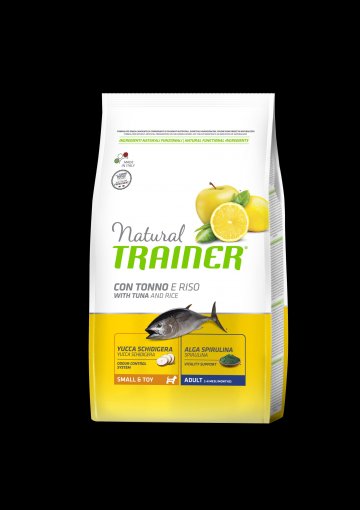 TRAINER Natural Small & Toy Adult Ryba a ryža 800g