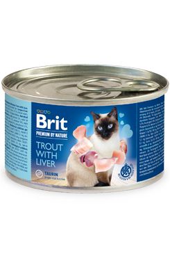 Brit Premium Cat by Nature konz Trout & Liver 200g