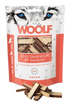 WOOLF pochúťka soft sandwich of salmon 100g