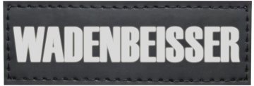 Nobby vymeniteľný nápis WADENBEISSER na postroj Seguro 3x9cm 2ks