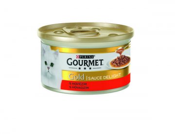 Konz.Gourmet Gold Sauce Del.Hovězí v omáčke 85g