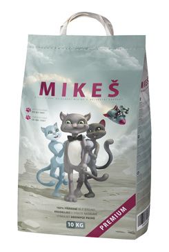 Mikeš Premium Podstielka mačka pohlc. pachu 10kg