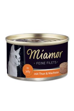 Miamor Cat Filet konzerva tuniak + prepelka. vajcia želé100g