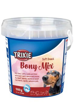 Trixie Soft Snack Bony MIX hovädzie, jahňacie, losos 500g TR